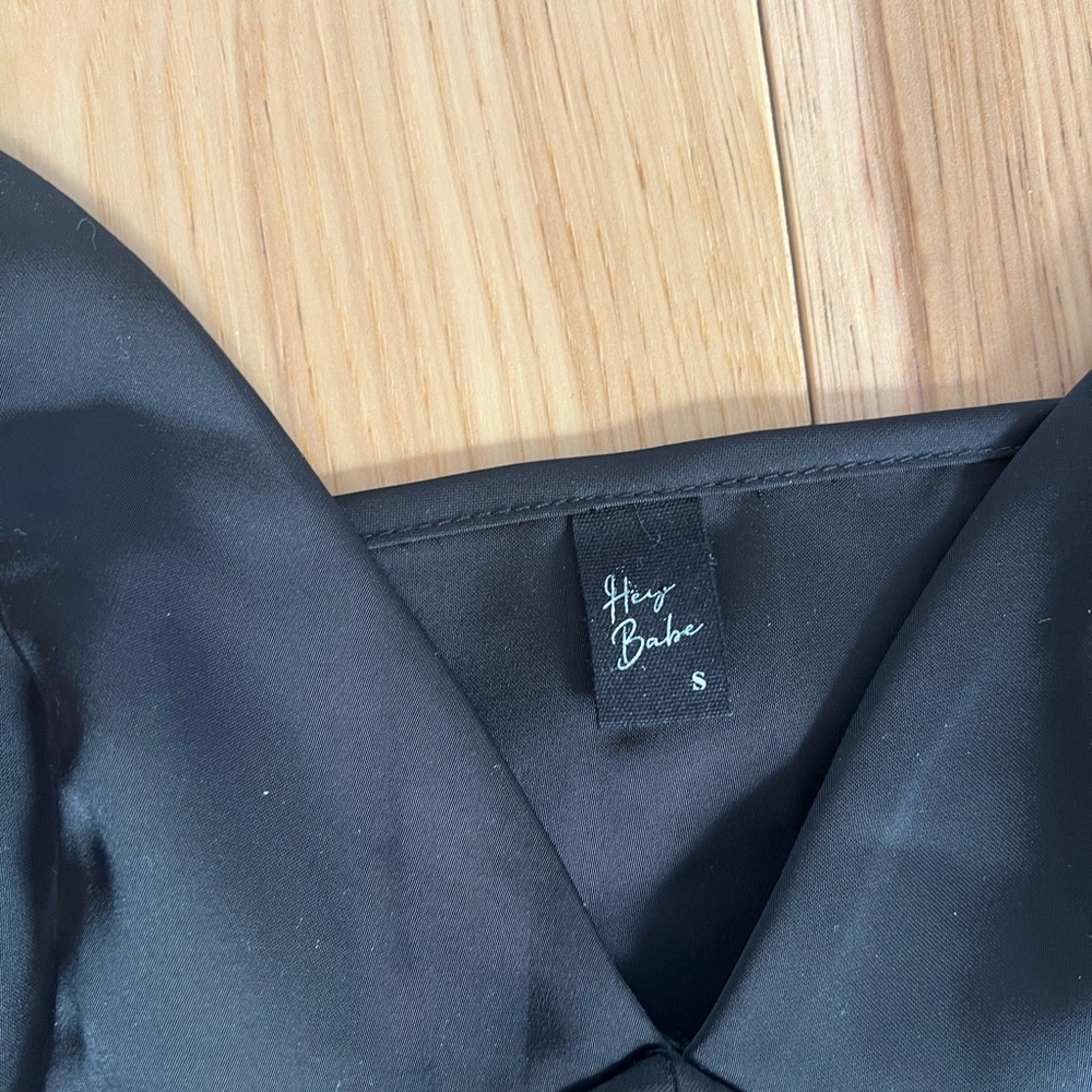 Satin Open Front Tank - Picture 2 of 5